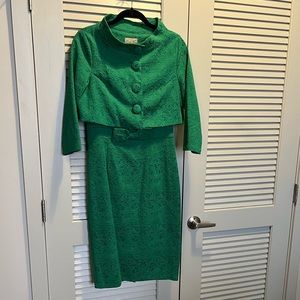 Lindy Bop Green Jackie-O style dress - Size 6